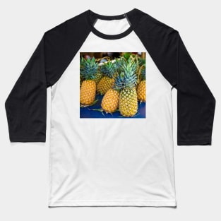 Tahitian Pineapple Pillow Baseball T-Shirt